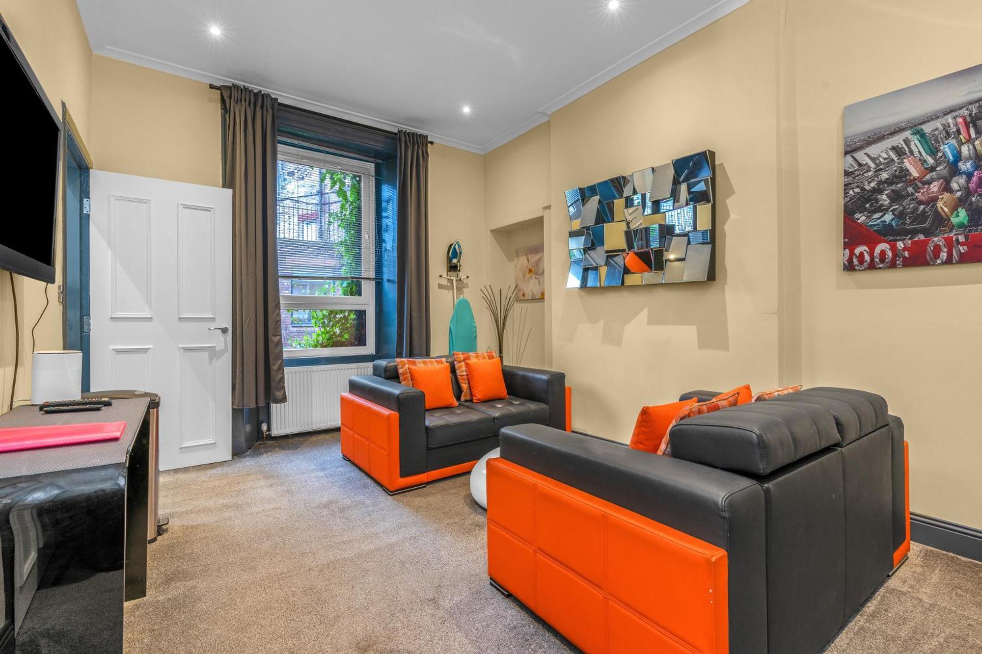 Cosy Modern City Centre Flat Edinburg Exteriör bild